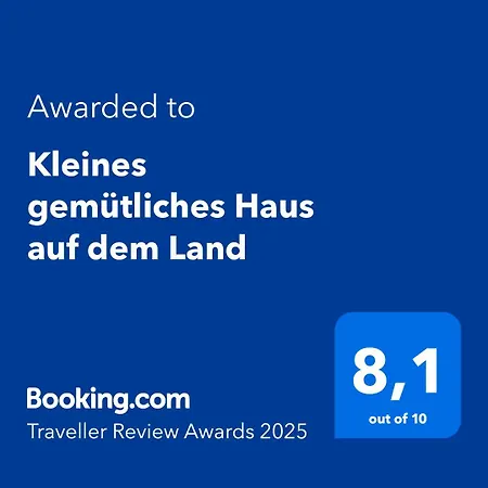 Kleines Gemuetliches Haus Auf Dem Land Holiday home *